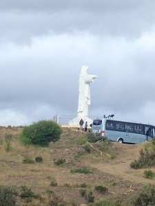 Statue of Jesus above Cusco